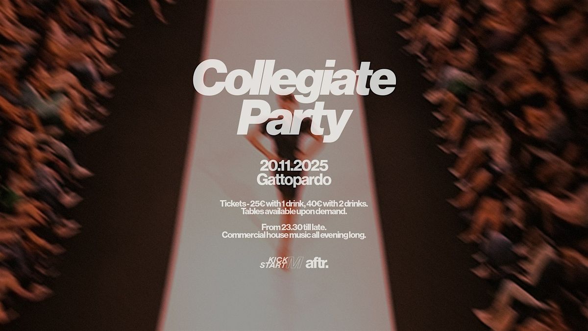 COLLEGIATE PARTY x GATTOMATTO