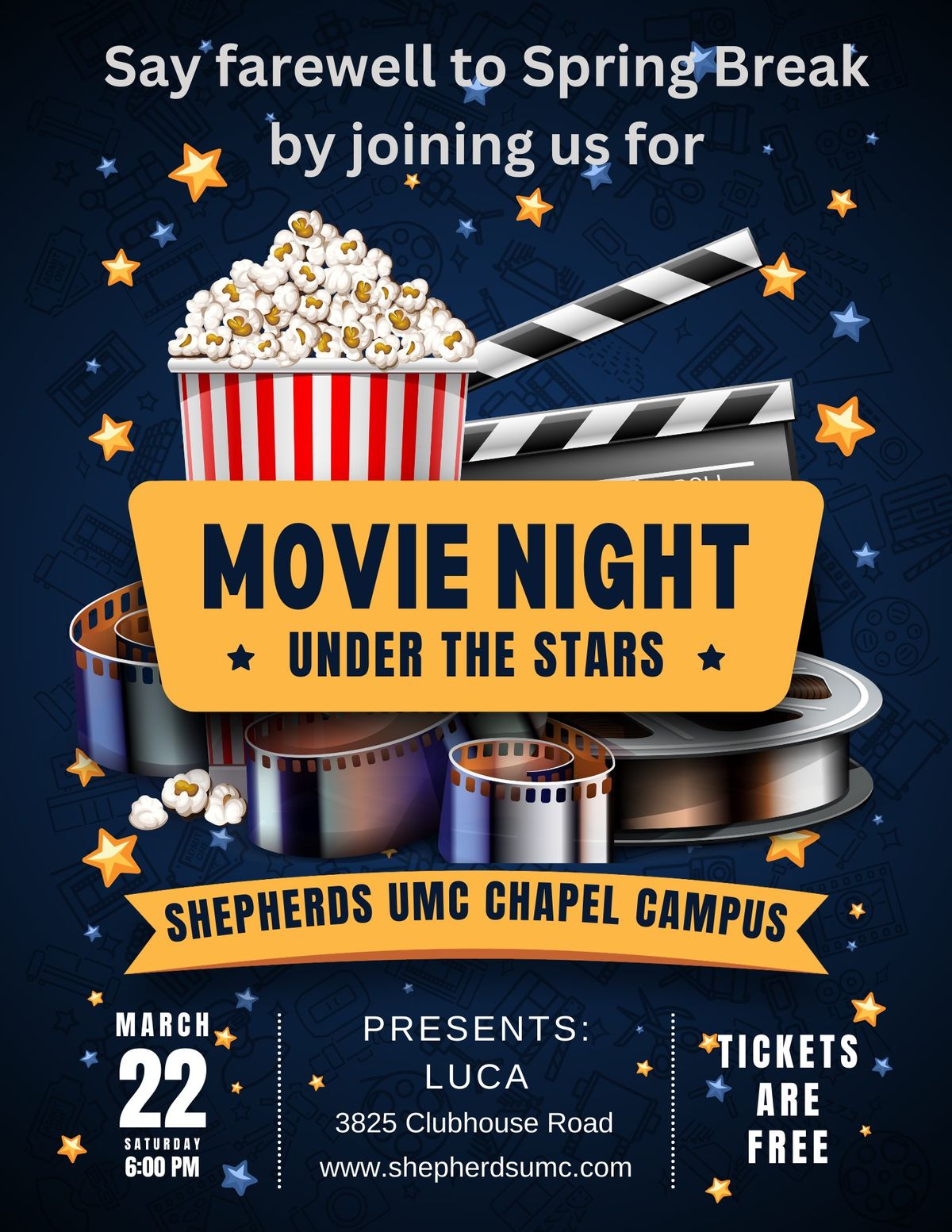 Movie Night Under the Stars | Shepherd's Community UMC