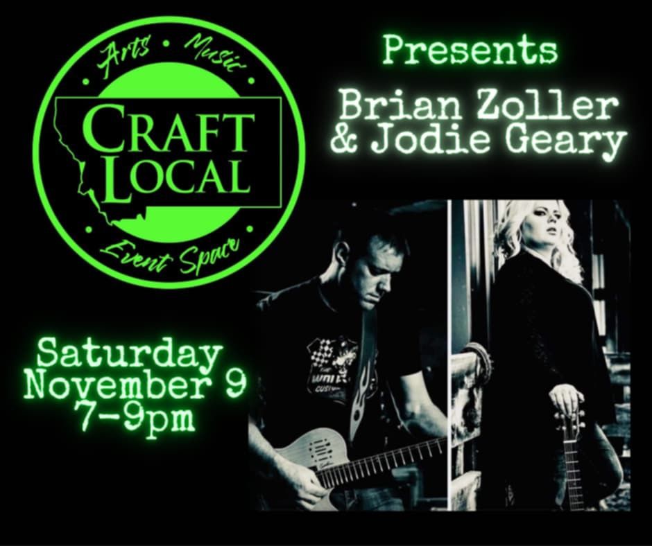 Brian Zoller and Jodie Geary at Craft Local