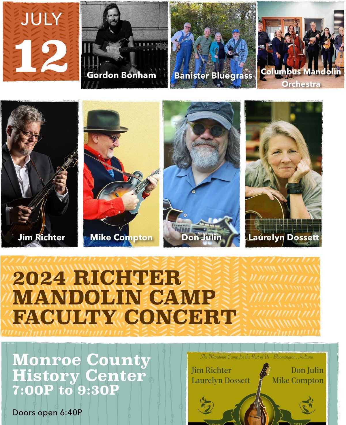Jim Richter Mandolin Camp Faculty Concert w\/ Mike Compton, Don Julin, Laurelyn Dossett, & friends