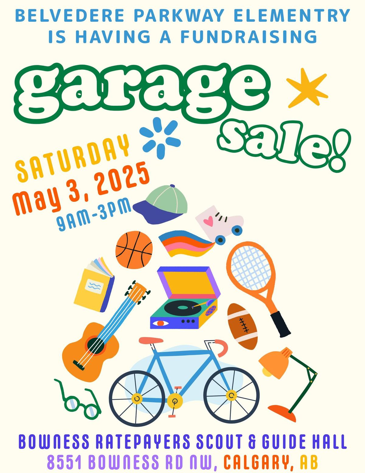 Bel Park School Garage Sale!