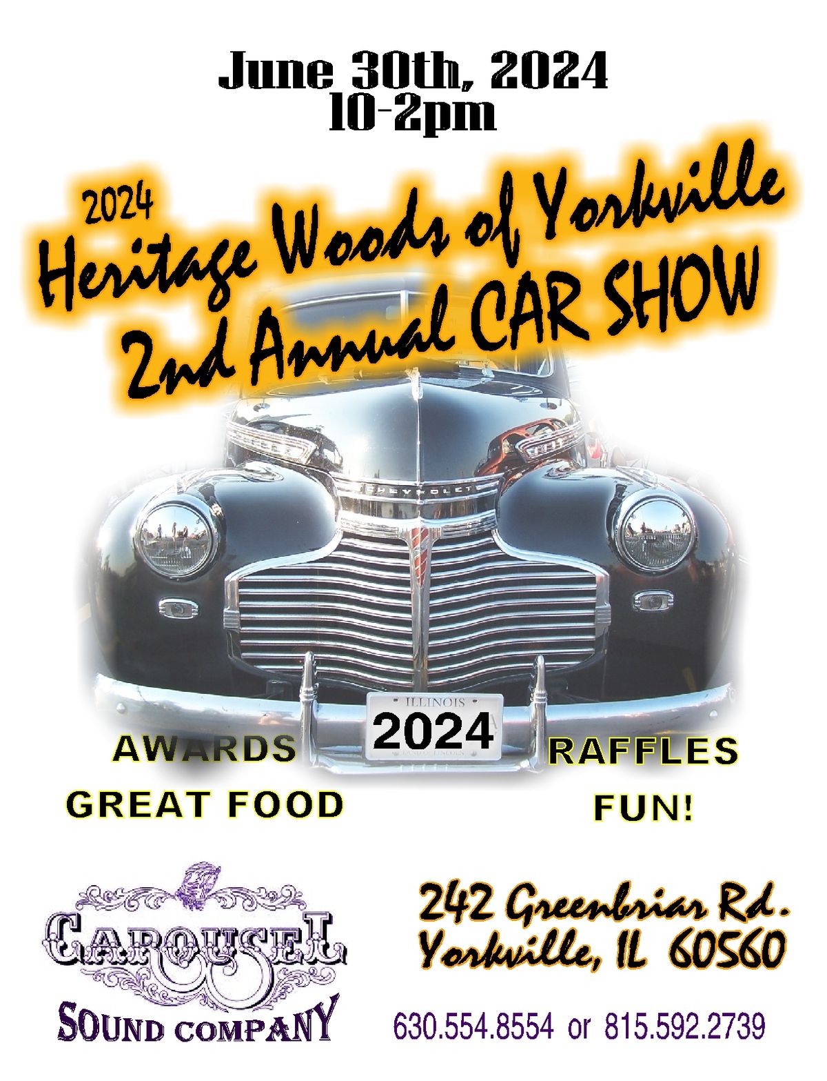 2nd Annual 'Heritage Woods' Car Show - 242 Greenbriar, Yorkville