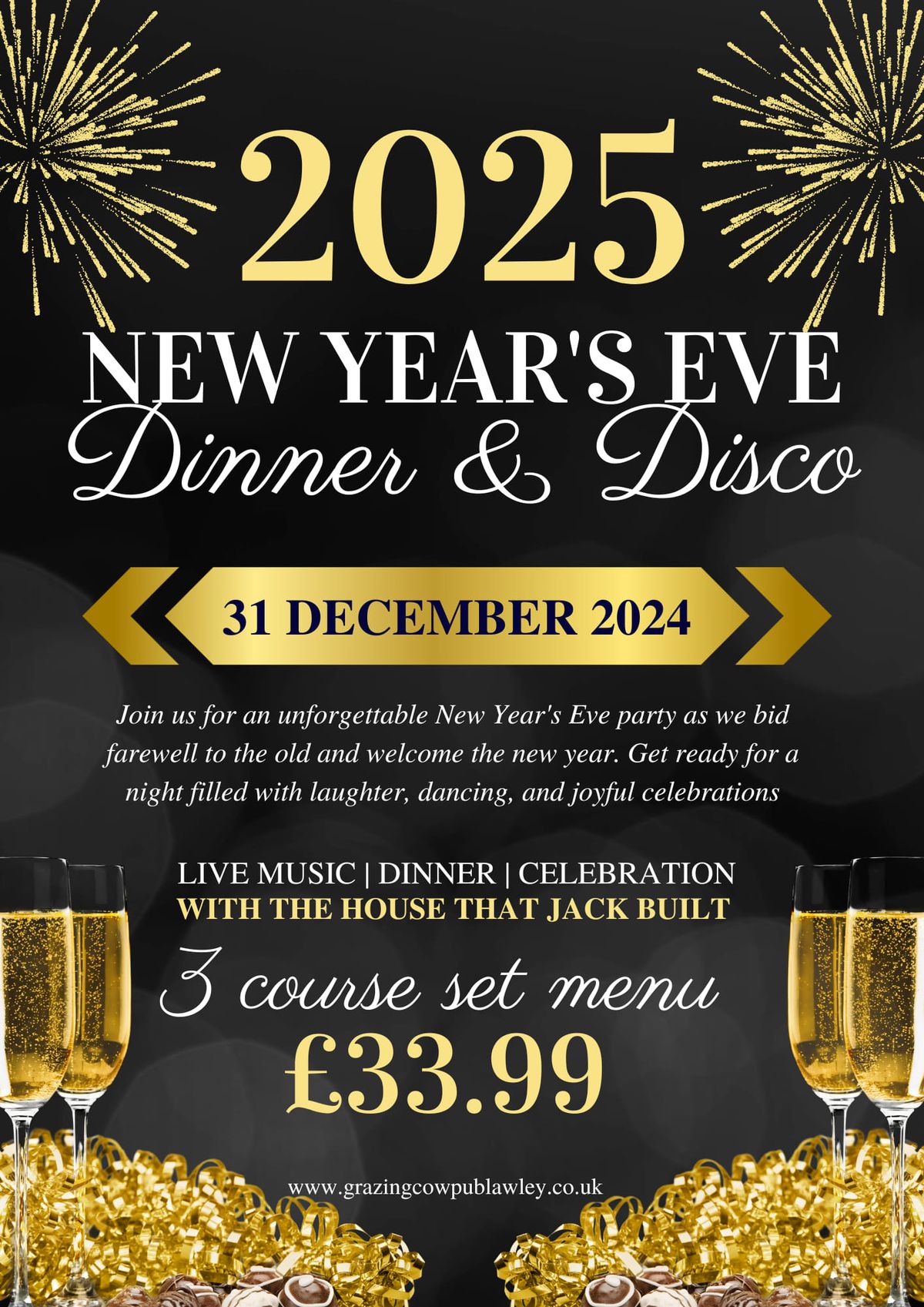 New Year's Eve Celebration at The Grazing Cow