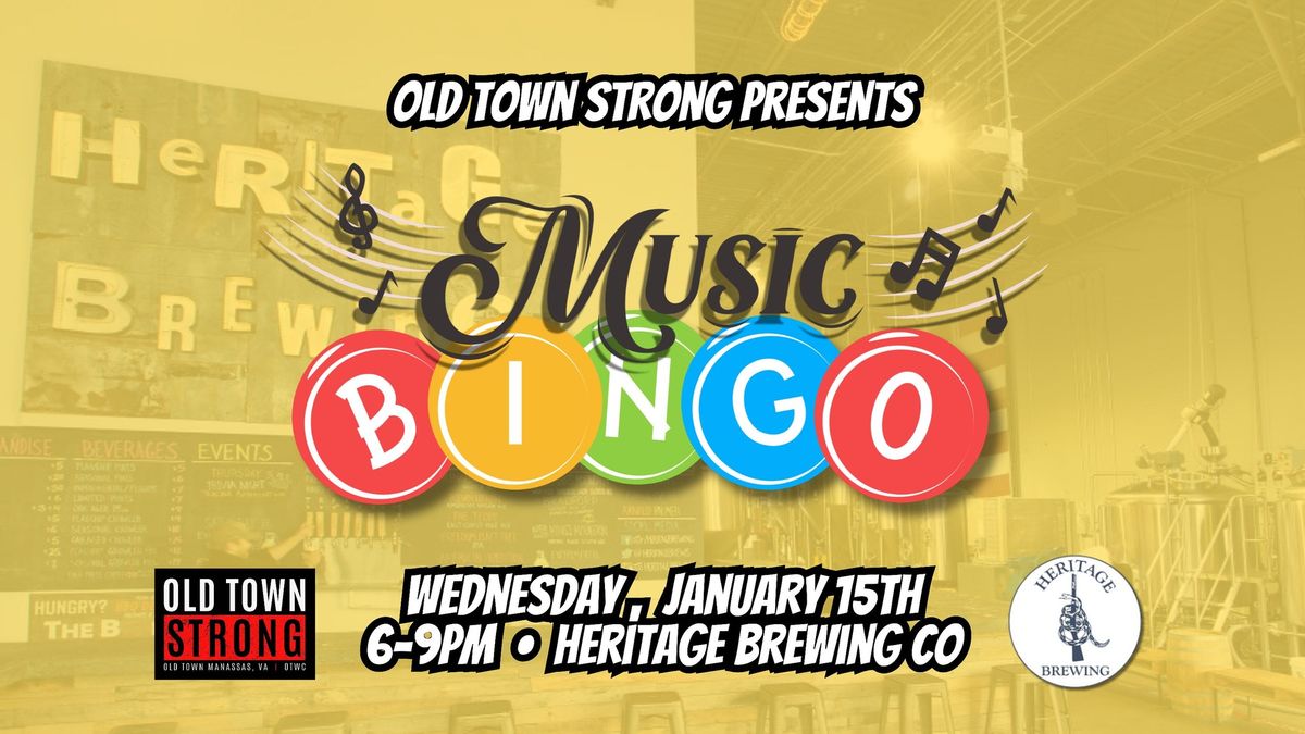 Old Town Strong Music Bingo & January Happy Hour 