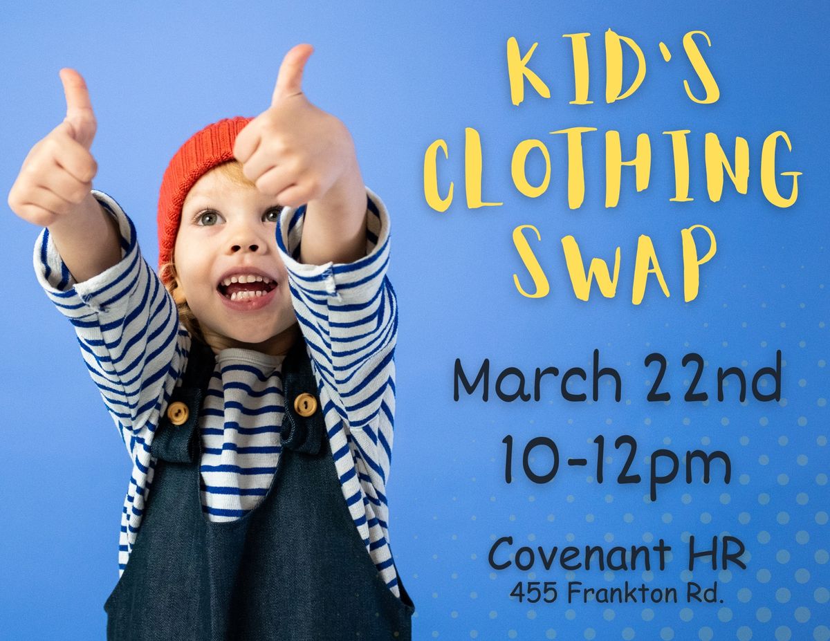 Kid's Clothing Swap