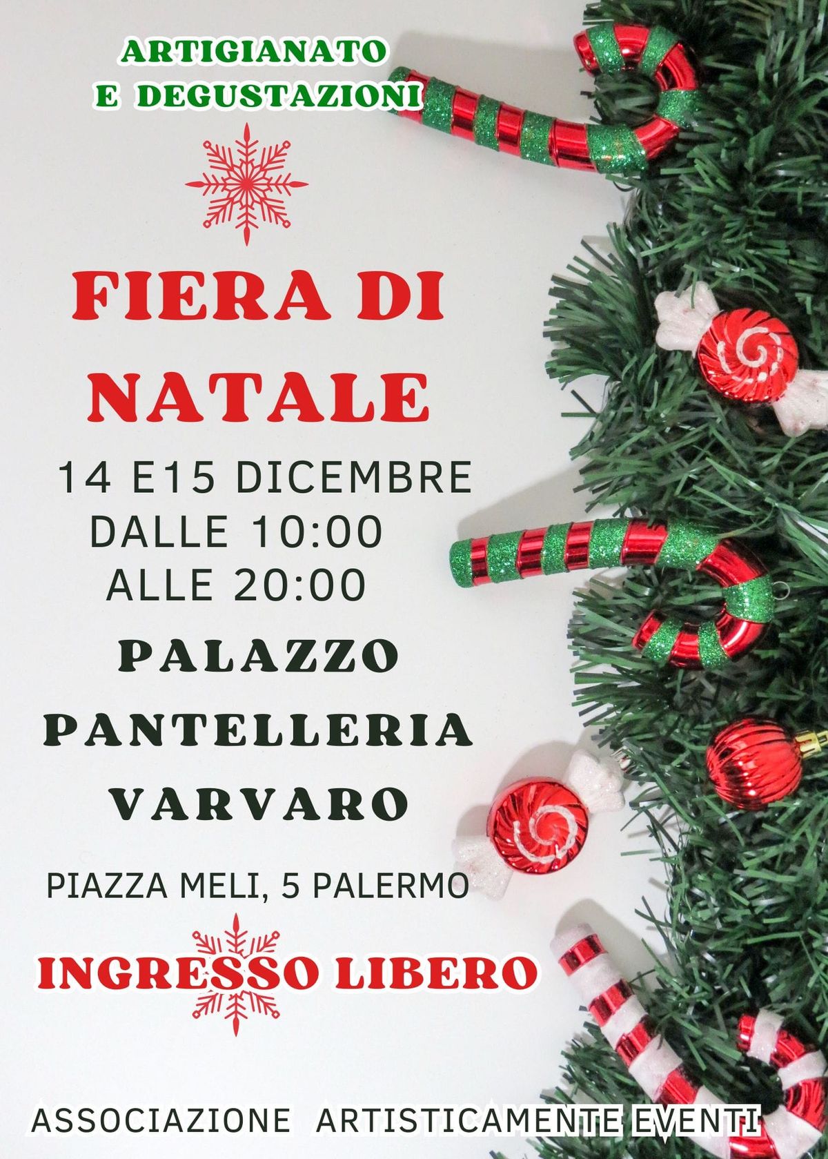 ArtisticaMente Natale Fiera di artigianato