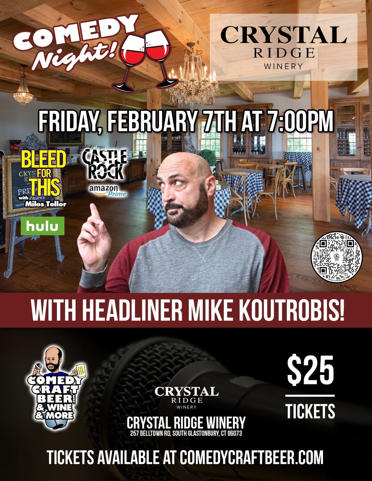 Comedy Night at Crystal Ridge Winery