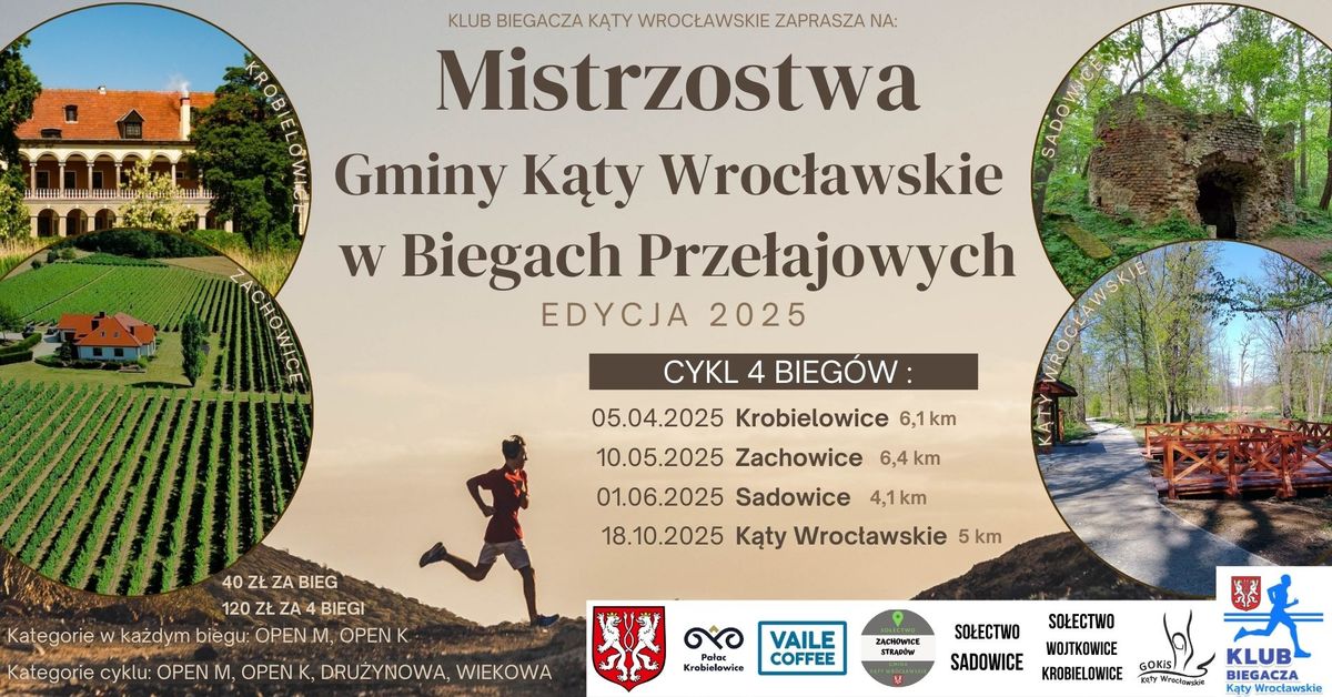 Mistrzostwa Gminy K\u0105ty Wroc\u0142awskie w Biegach Prze\u0142ajowych. Bieg 1: Krobielowice