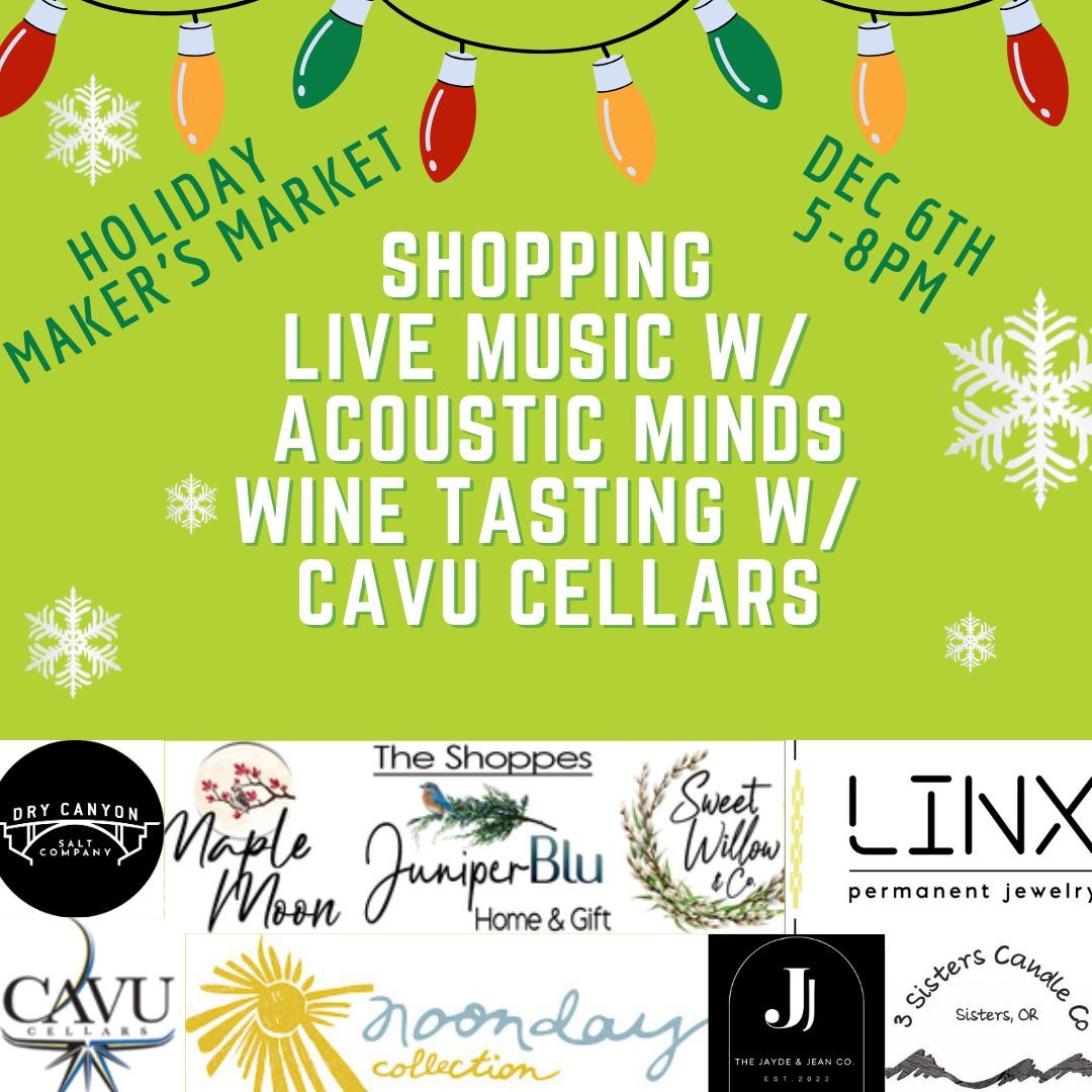 Holiday Maker's Market w\/ live music and wine tasting