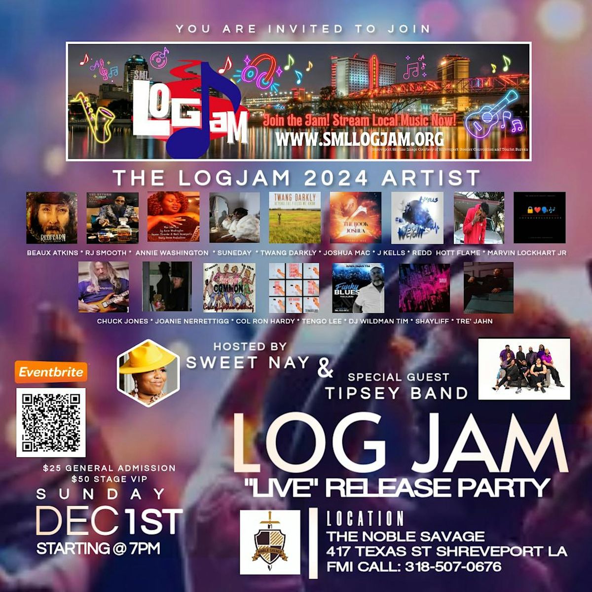 LOG JAM LIVE RELEASE PARTY