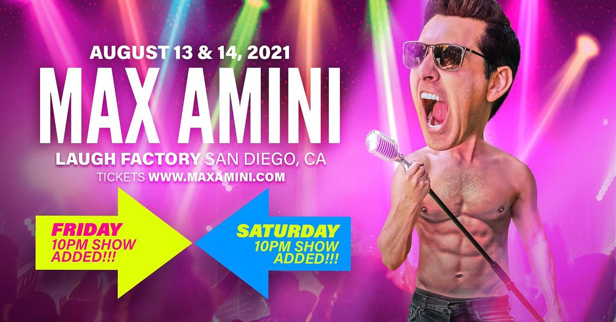 Max Amini Live in San Diego - 2021