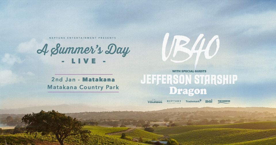 A Summer\u2019s Day Live ft. UB40, Jefferson Starship & Dragon - Matakana