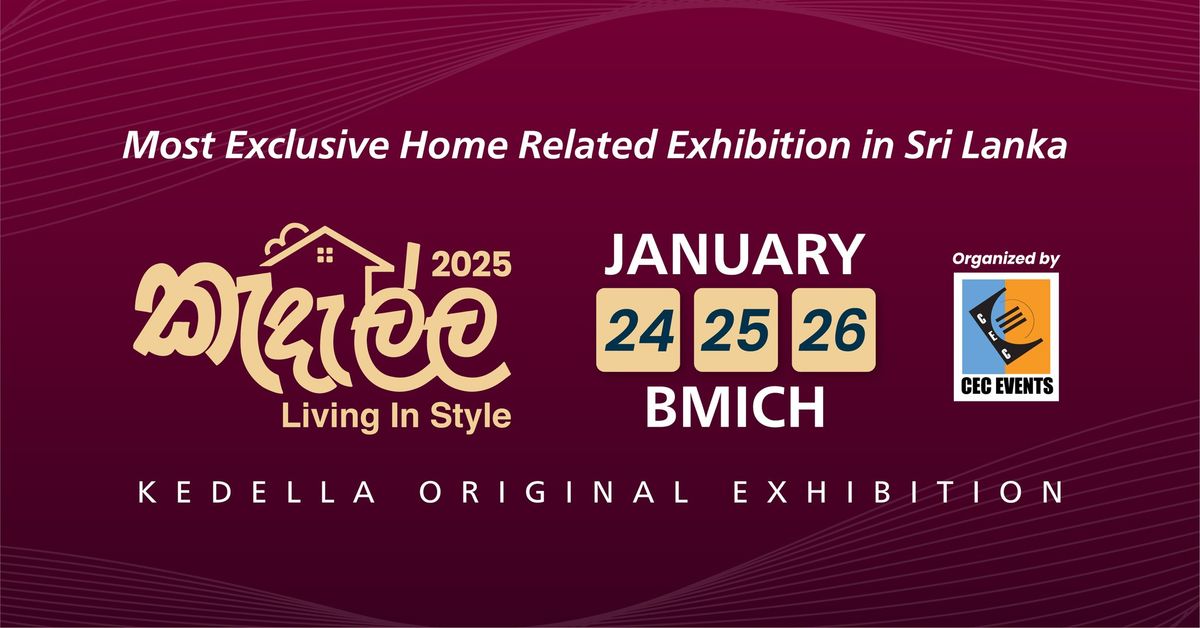  \u0d9a\u0dd0\u0daf\u0dd0\u0dbd\u0dca\u0dbd Living in Style - Exclusive Home Related Exhibition In Sri Lanka