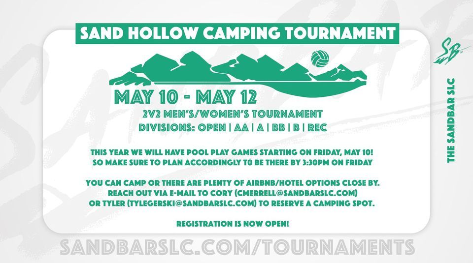 Sand Hollow Camping Tournament 