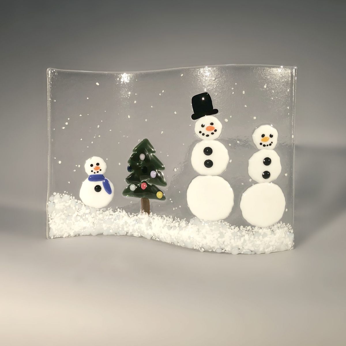 Family Glass Studio Class: Snowman Family Portrait 11\/07