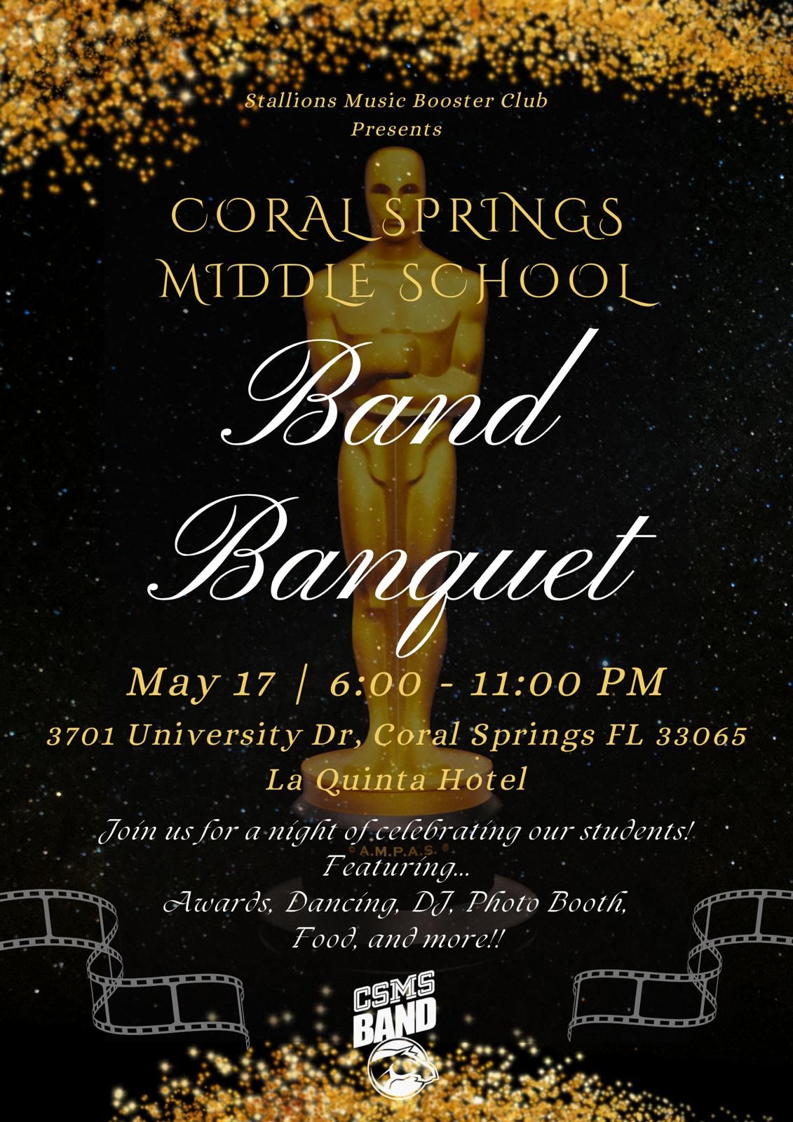 Coral Springs Middle School Band Banquet 