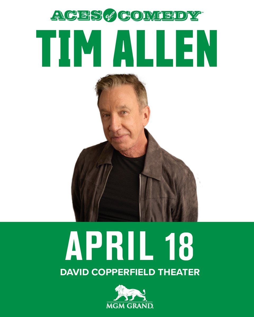 Tim Allen Aces of Comedy at David Copperfield Theater at MGM Grand Hotel and Casino