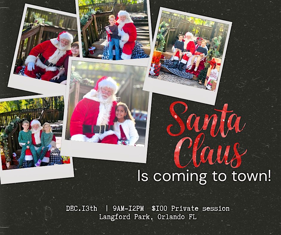 SANTA CLAUS  PHOTO SESSION