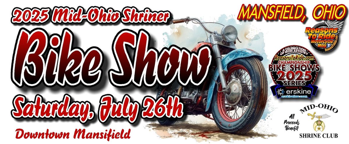 2025 Mid-Ohio Shriner Bike Show presented by RtR