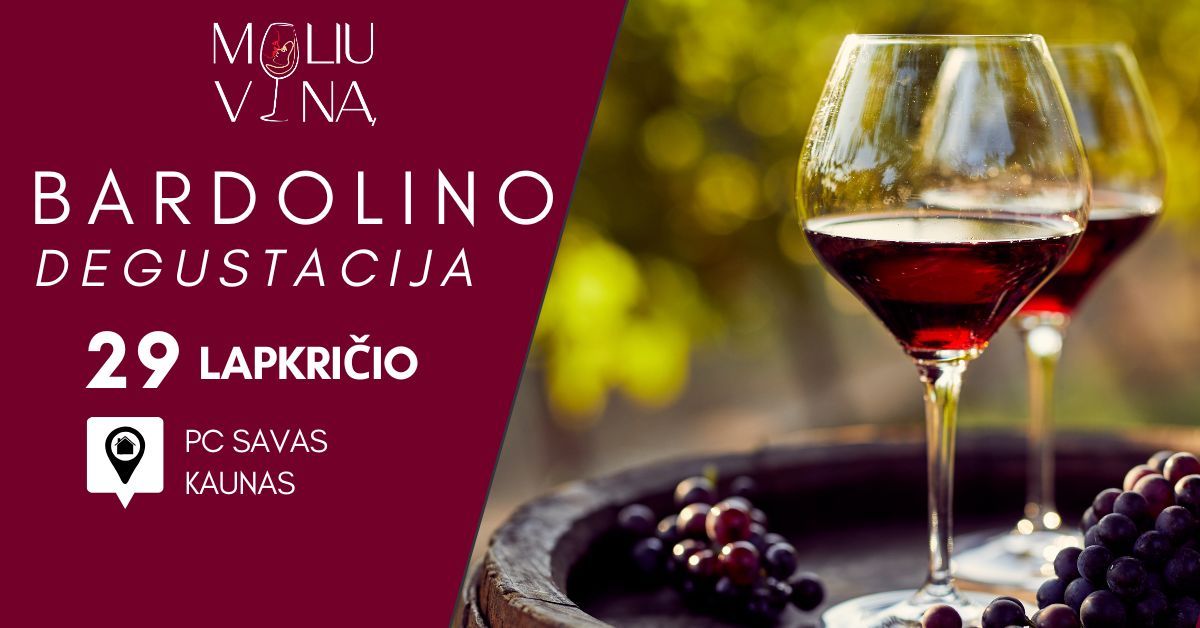 BARDOLINO VYNO DEGUSTACIJA KAUNE