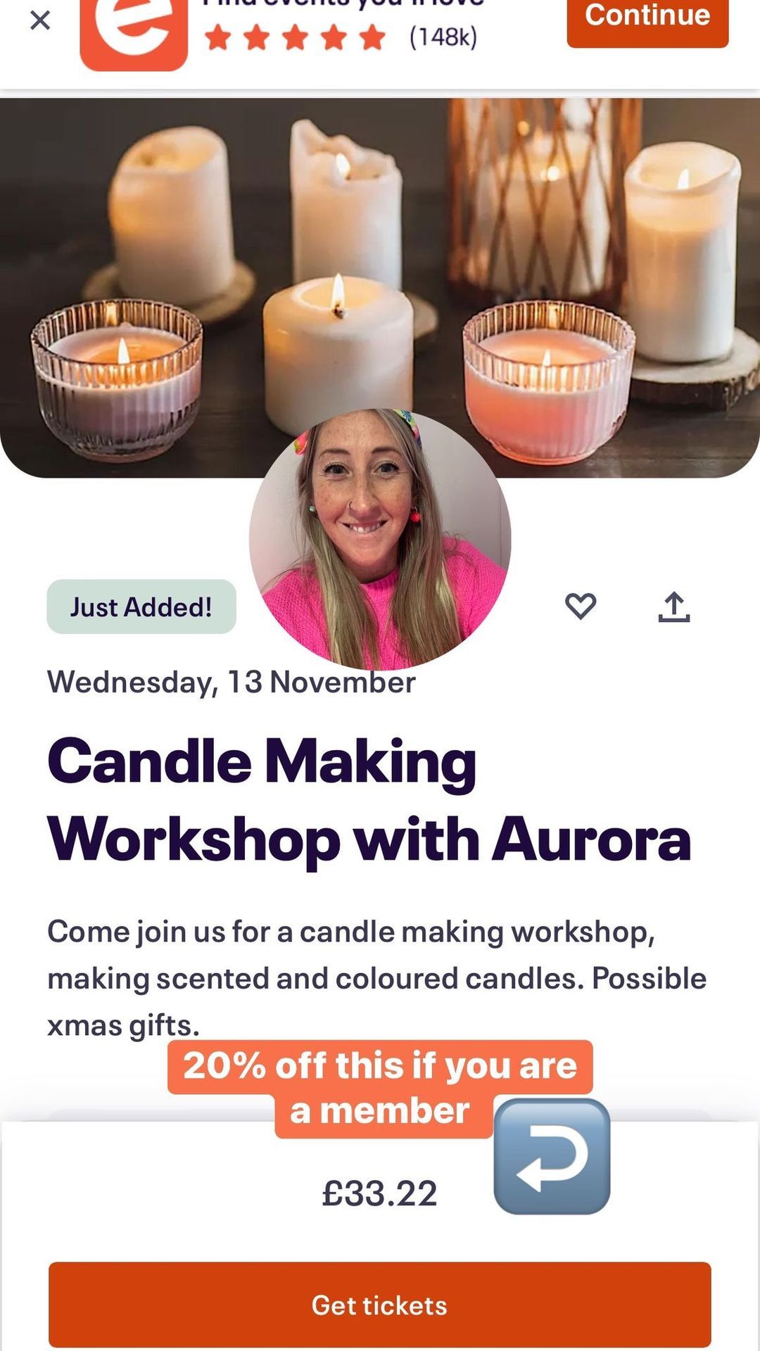 Candle Making Workshop