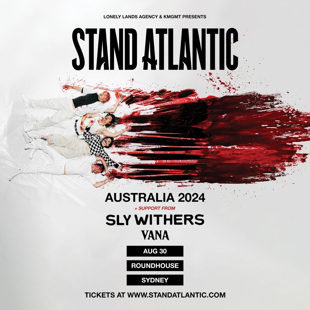 [SYDNEY] - Stand Atlantic + Sly Withers + VANA @ Roundhouse