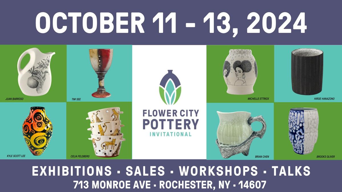 Flower City Pottery Invitational 2024