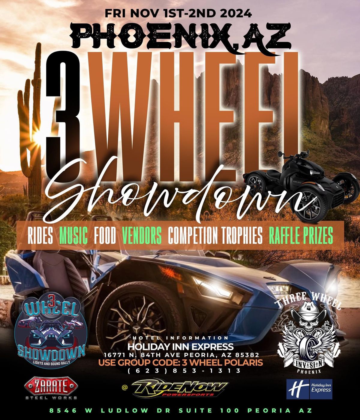 3 Wheel Invasion NM to Phoenix Run