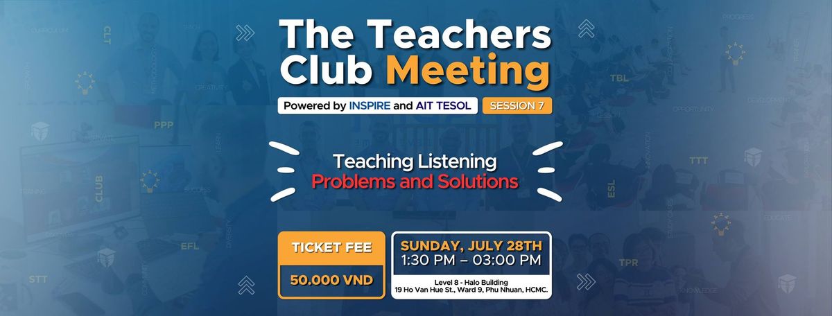 Teaching Listening: Problems and Solutions | TTC - Session 7