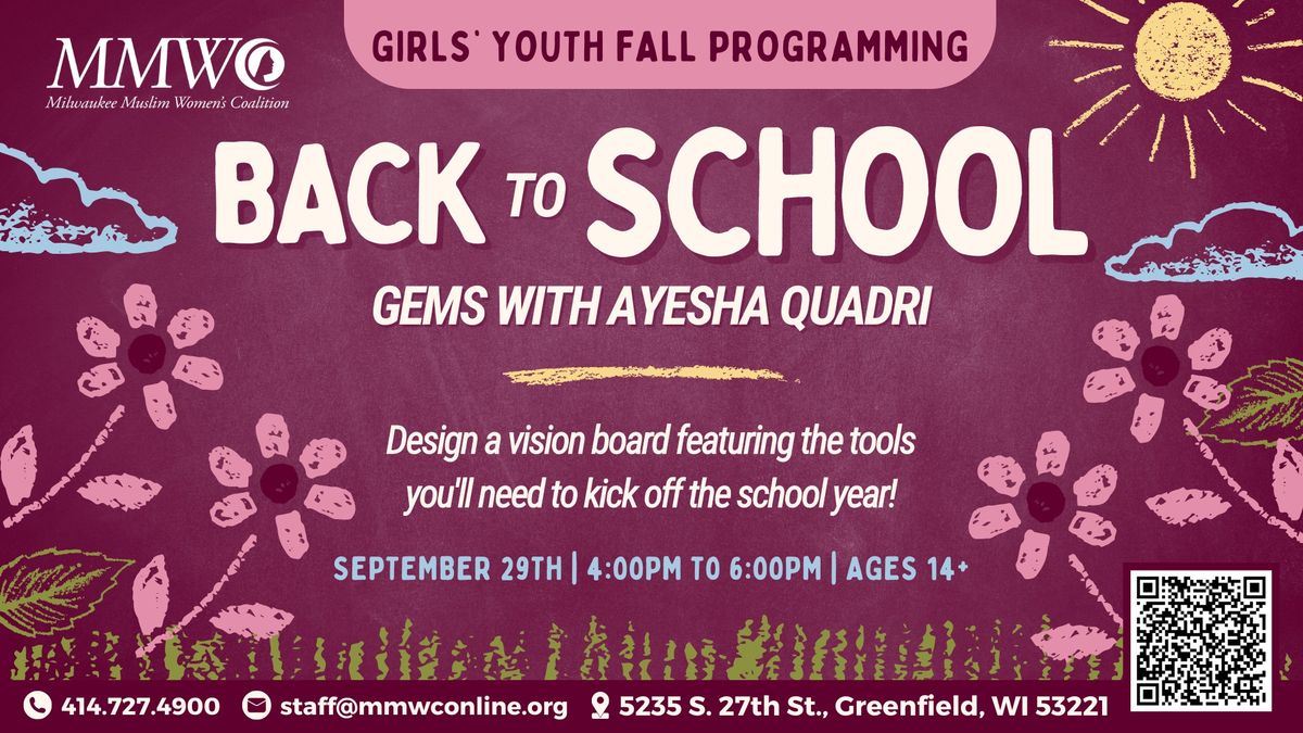 Craft a Vision Board: Back to School Gems with Ayesha Quadri