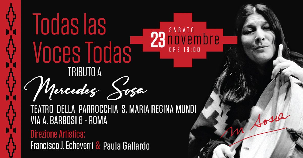 Todas las voces todas, un tributo a Mercedes Sosa