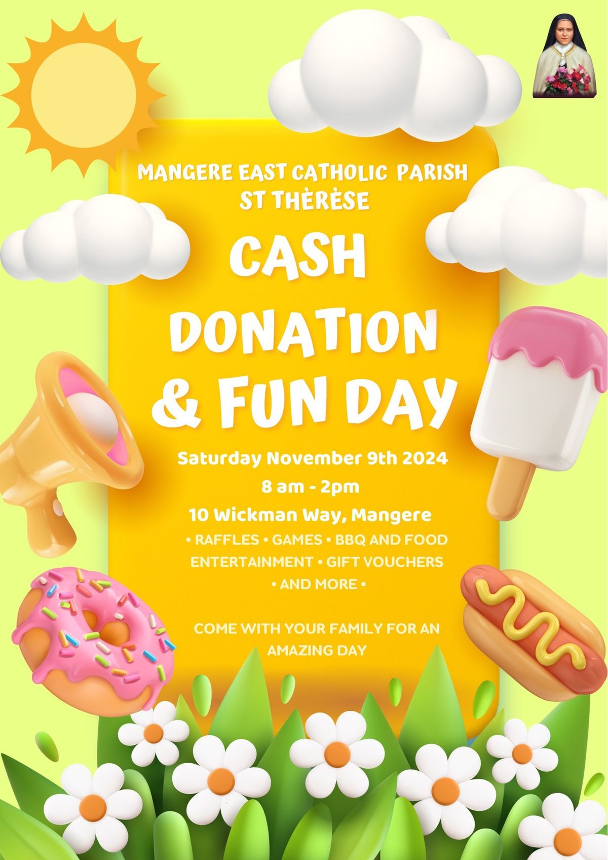 Cash Donation & Fun Day