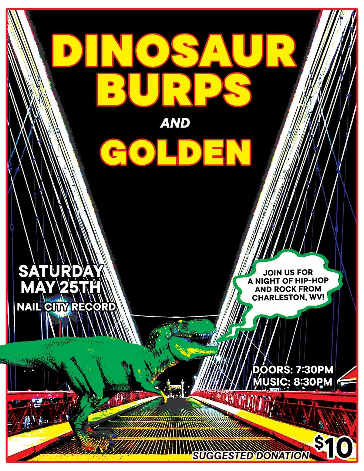 Dinosaur Burps with GOLDEN Live at Nail City Record