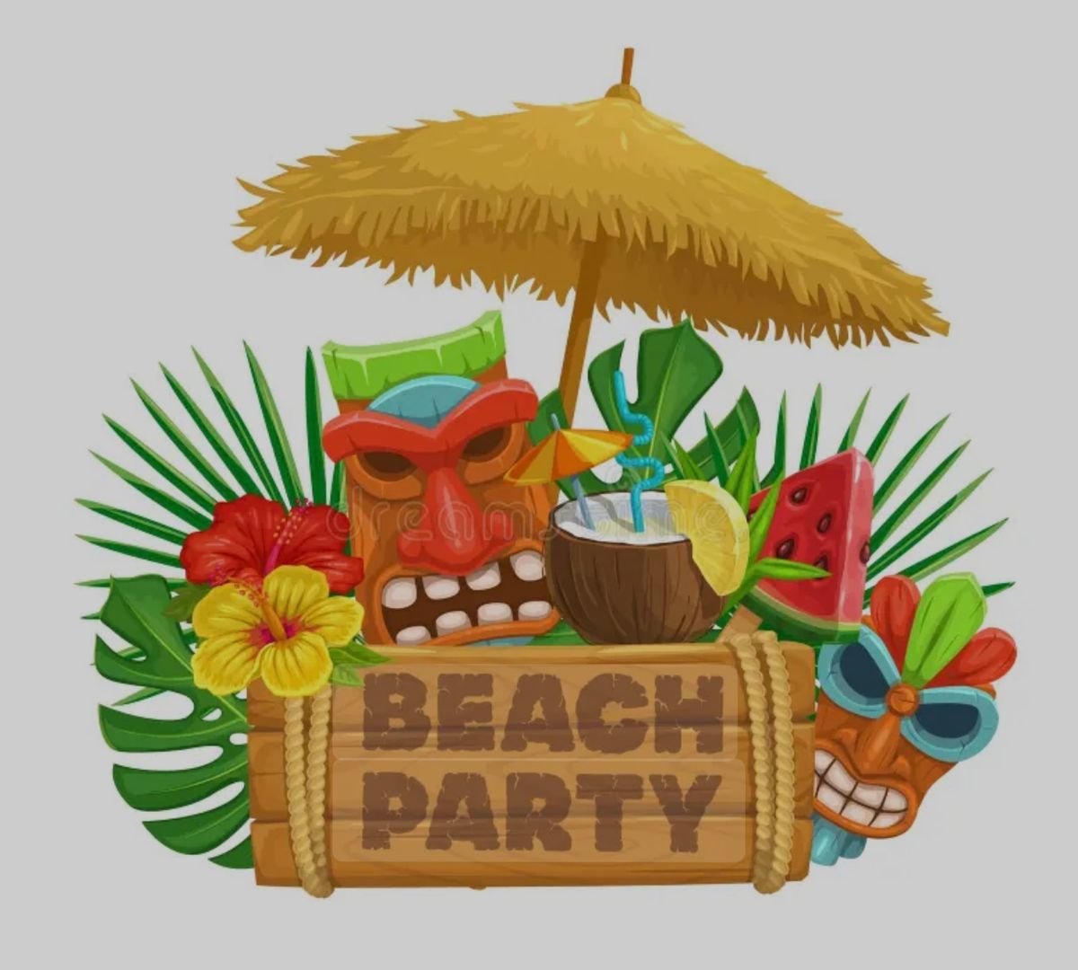 Beach Party Hawaiian Style