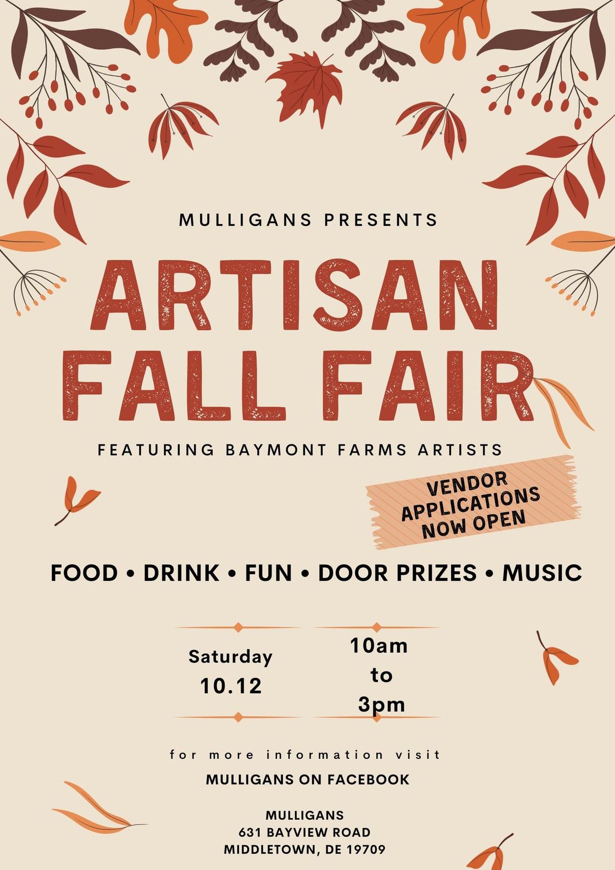 Artisan Fall Fair