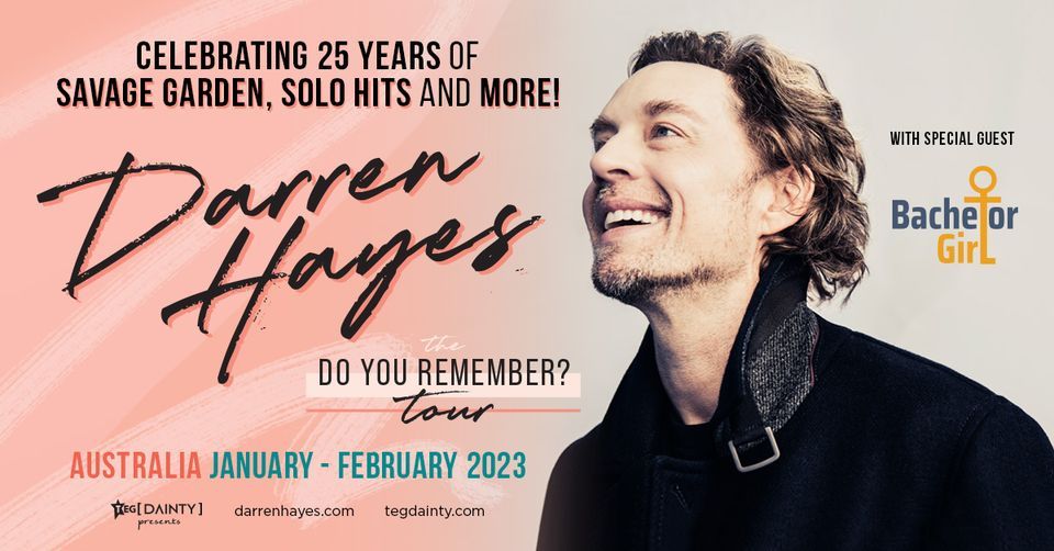 Darren Hayes - 'Do You Remember?' Tour [Perth]