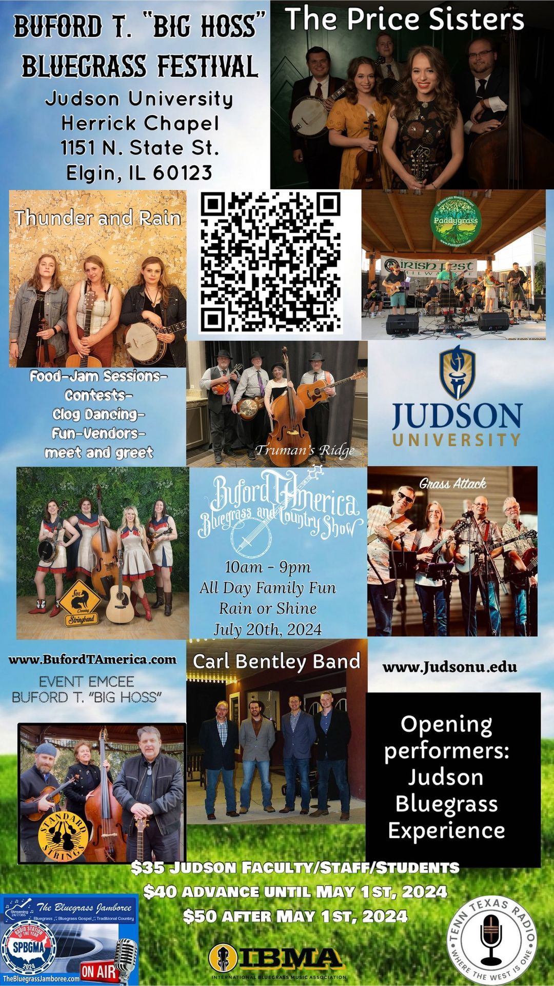 Buford T. \u201cBig Hoss\u201d Bluegrass festival hosted by Judson University 