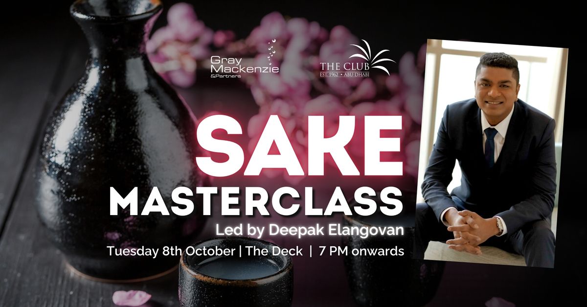 SAKE MASTERCLASS AT THE DECK