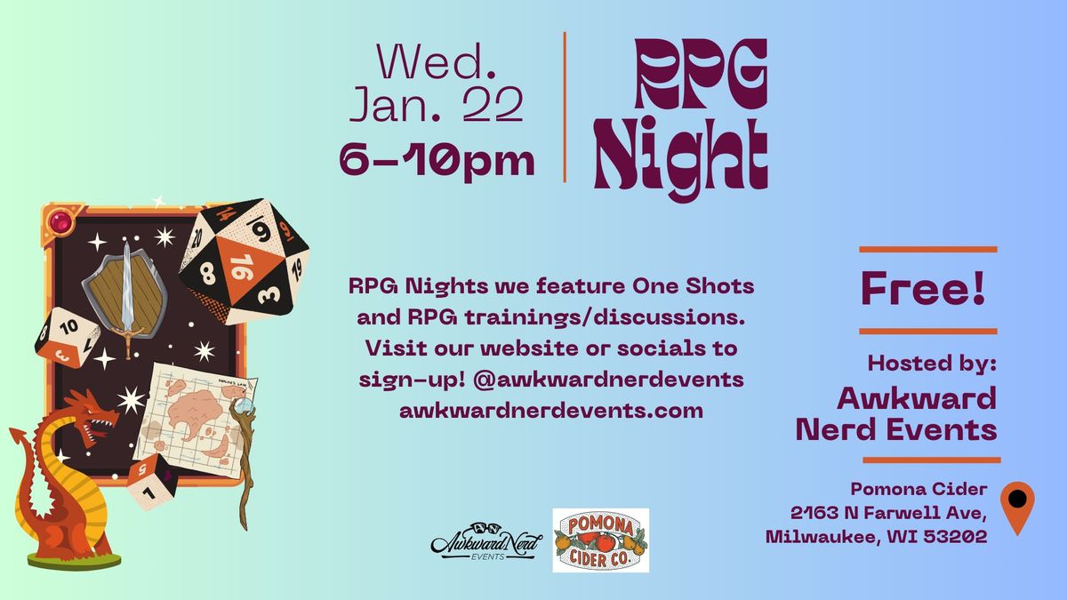 RPG Night - Jan. 22