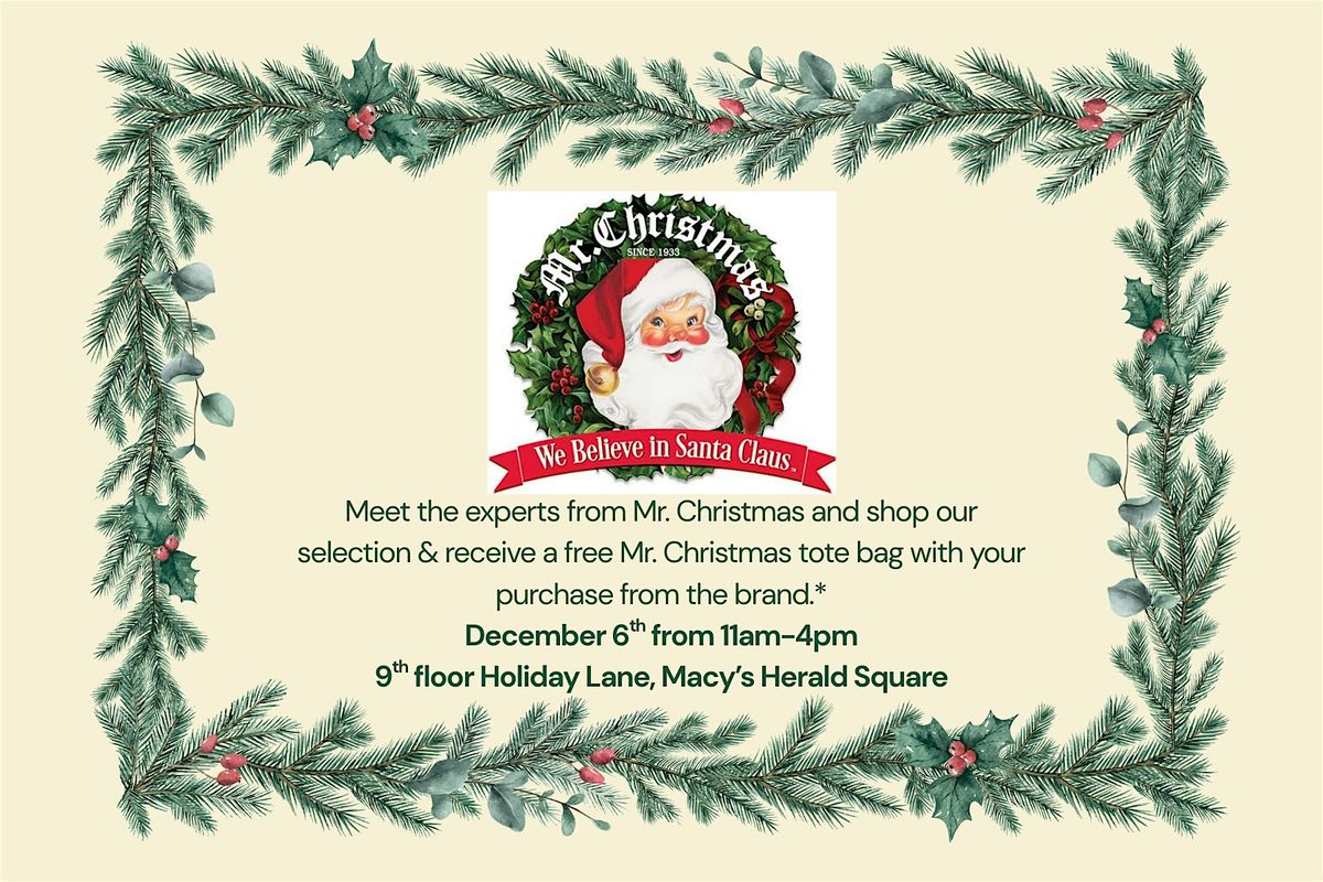 Meet the Experts from Mr. Christmas