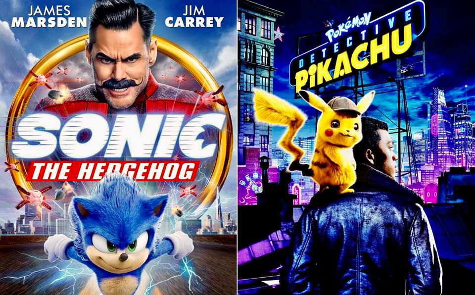 Video Game Action Movie Night!: SONIC THE HEDGEHOG & DETECTIVE PIKACHU