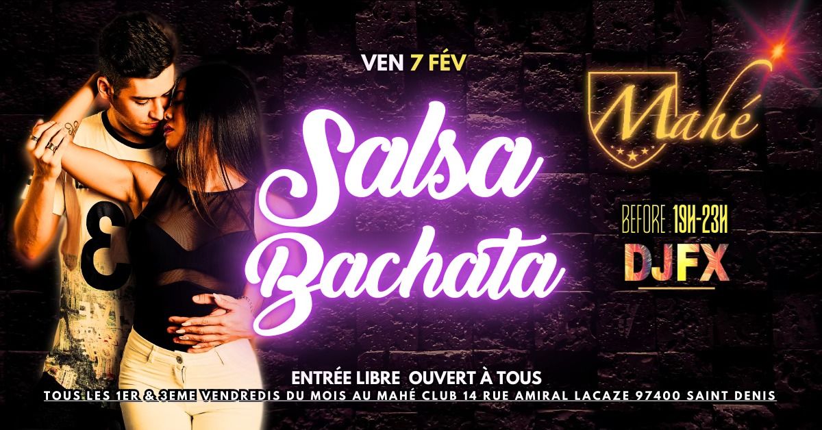 Before SALSA BACHATA au Mah\u00e9 Club - Ven 7 F\u00e9v 