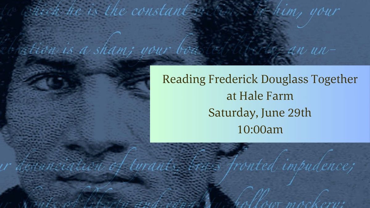 Reading Frederick Douglass Together