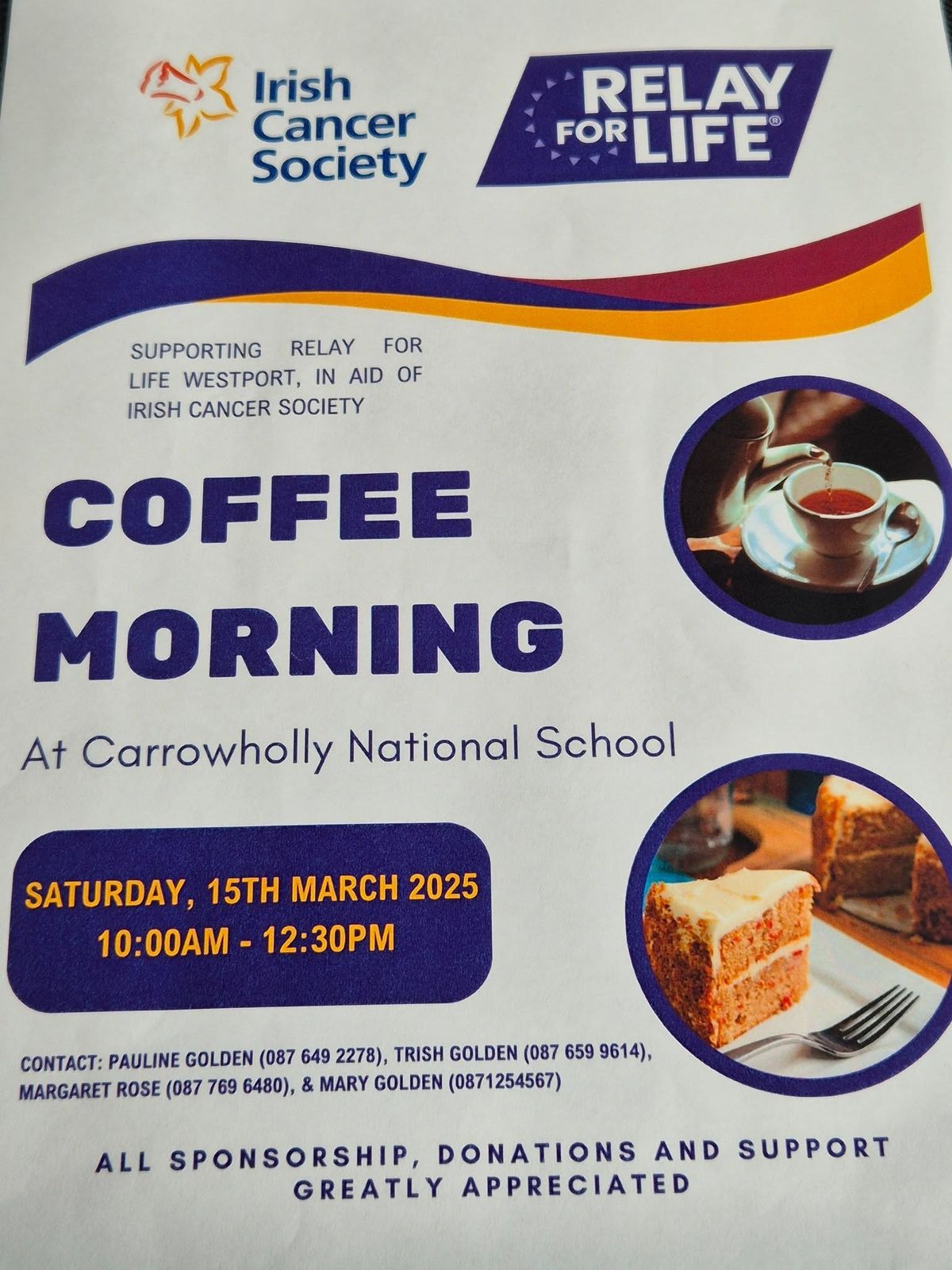 Carrowholly coffee morning 