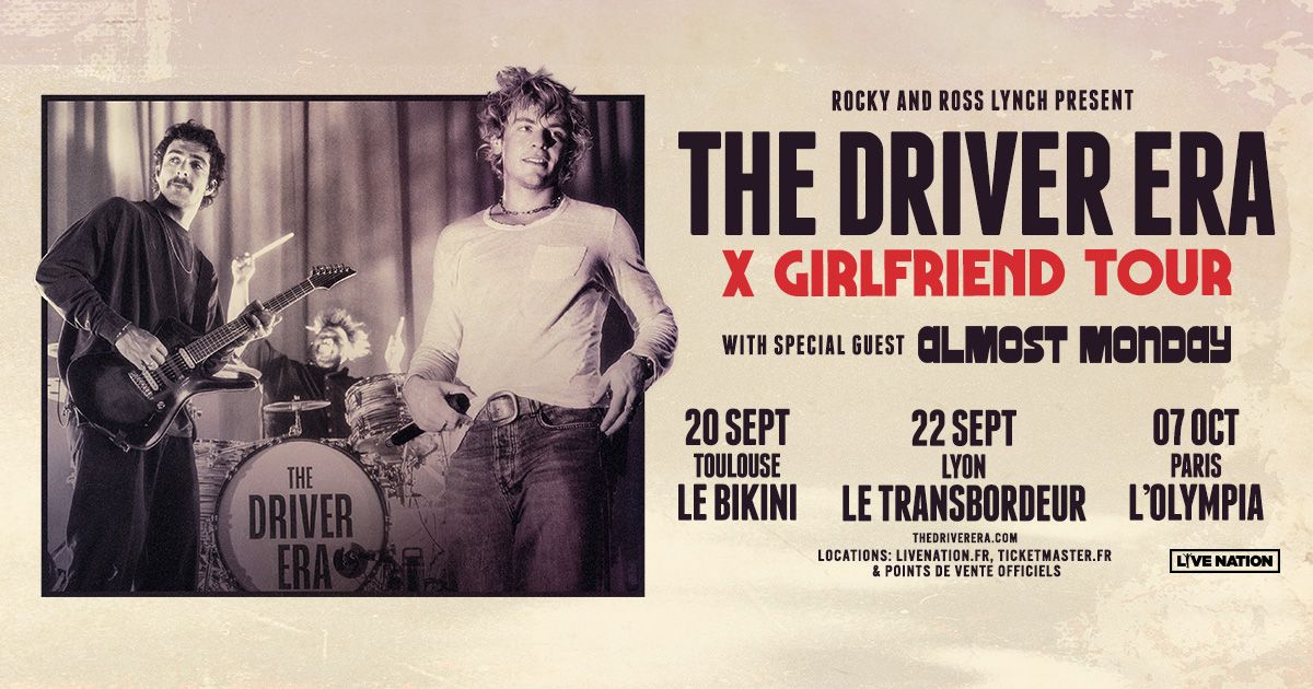 THE DRIVER ERA | L'Olympia, Paris - 7 octobre 2024