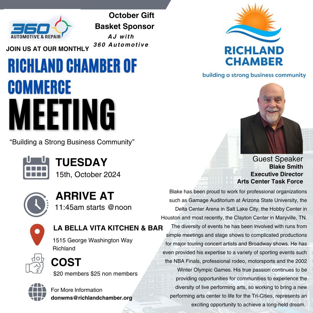 October Monthly Membership Meeting 