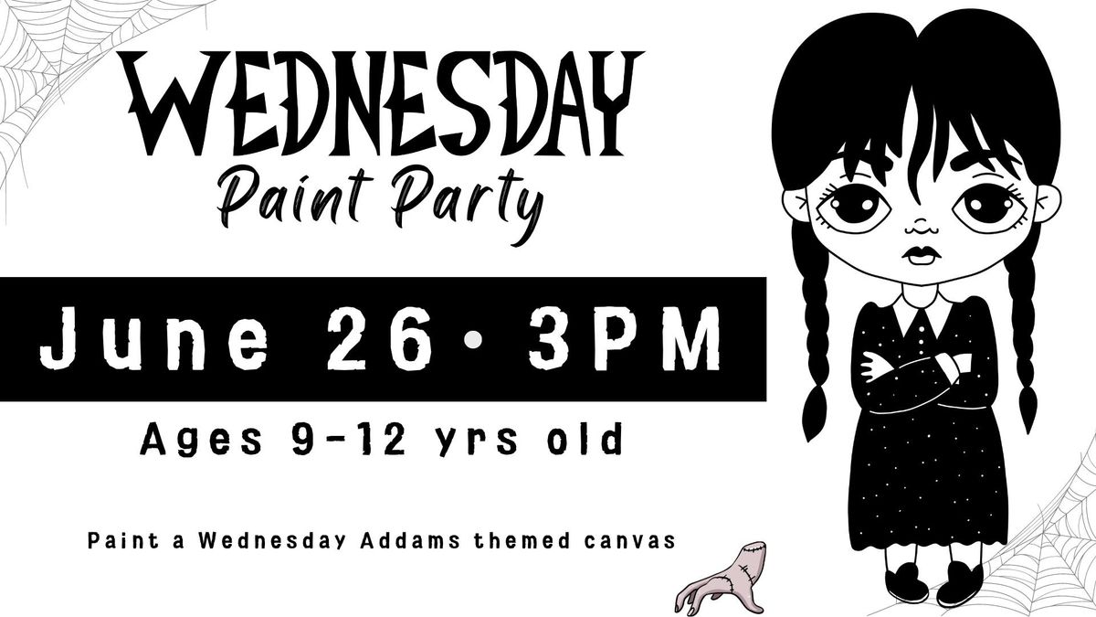 Wednesday Paint Party Elementary Summer Program