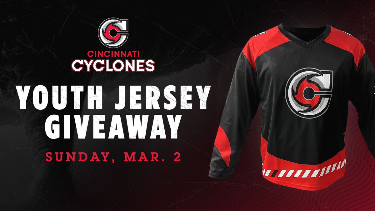 Cincinnati Cyclones V Thunder | Youth Jersey Giveaway Matinee