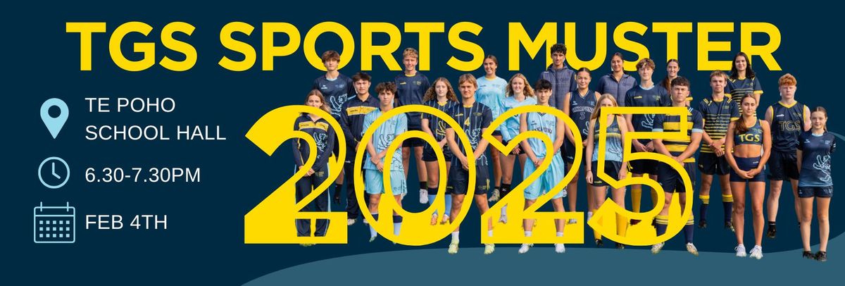 TGS 2025 Sport information\/muster evening