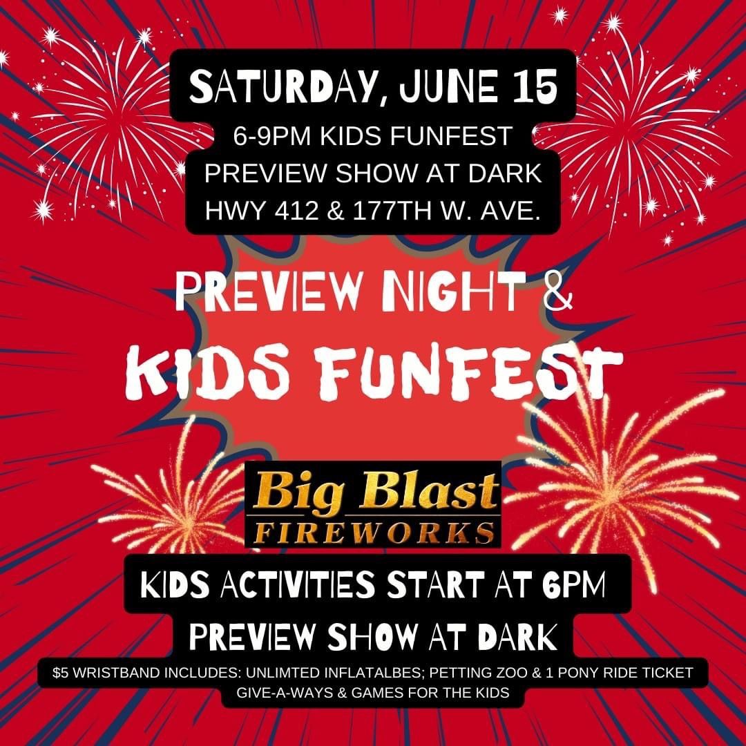 Big Blast Preview Night & Kids Funfest